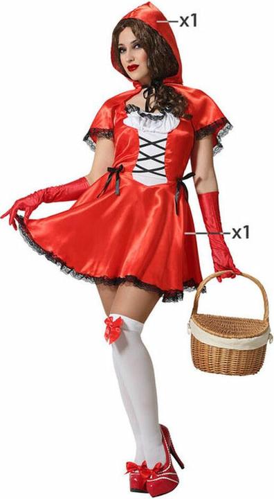 Produktbild Carnival Toys Verkleidung Rotkäppchen Bunt (XL)