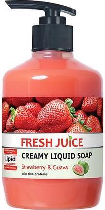 Actual product image Fresh Juice Creamy Liquid Soap Strawberry And Guava 460 Ml (Liquid soap, 460 ml)
