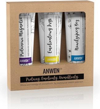 Anwen Medium Porosity Hair Conditioners Protein Orchid 100Ml + Emollient Iris 100Ml + Moisturizing