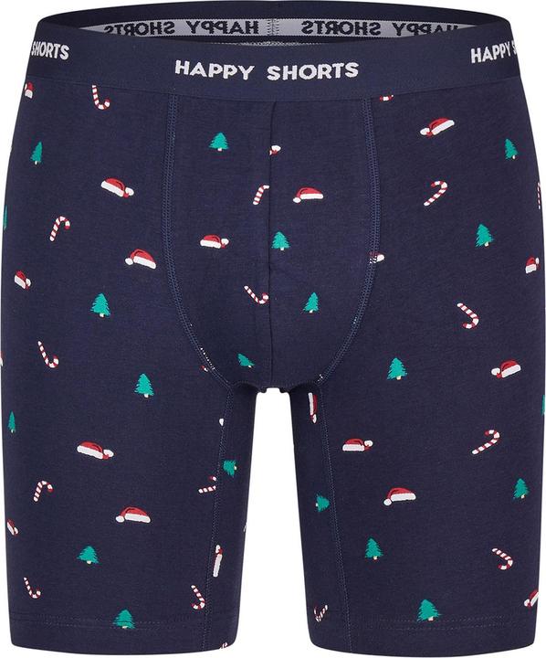 Actual product image Happy shorts Long Boxer XMAS Boxer Briefs (M, pack of 2)