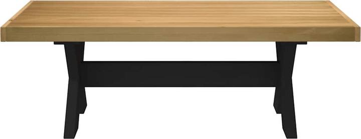 Actual product image VidaXL Coffee table NOAIN X-shaped legs 120x60x40 cm solid pine wood (120 x 60 x 40 cm)