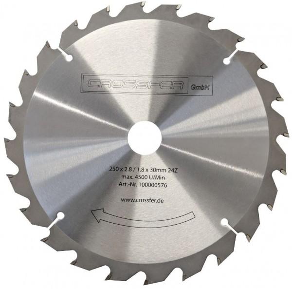 Immagine prodotto Crossfer - SB-HMCH250 250mm HM-Sägeblatt für Holzbearbeitung