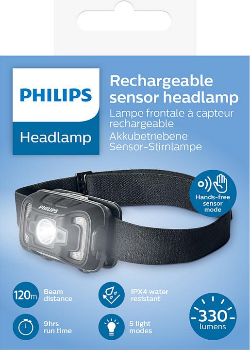 Actual product image Philips LED headlamp SFL2000RH 330lm 1800mAh (330 lm)