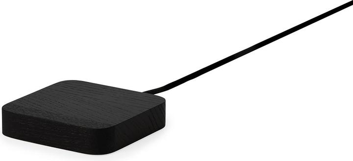 Actual product image Oakywood Charging Pad (OakyBlocks) - wooden wireless charger - color Black -
