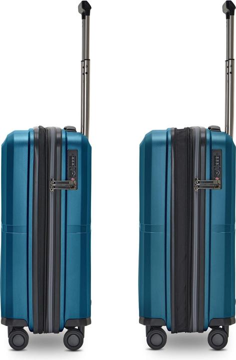 Immagine prodotto Pactastic Collection 01 Carrello cabina a 4 ruote da 55 cm con piega a espansione (42 l, Bagaglio a mano (fino a 50 litri))
