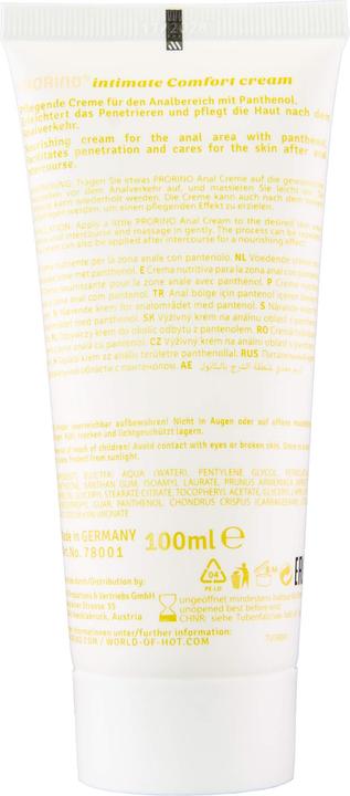 Image du produit HOT intimate Comfort Anal Care Cream 100ml (100 ml)