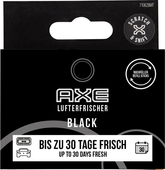 Actual product image AXE Refill Stick for Alu Refill Vent Black 2 pieces
