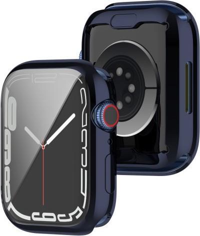 Produktbild Cover-Discount Apple Watch 45mm - Gummi Schutz Case dunkelblau