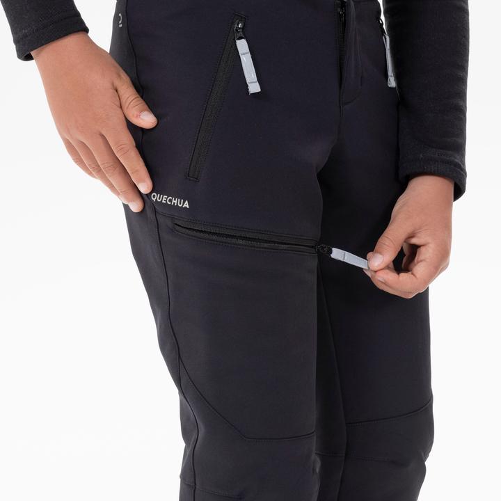 Immagine prodotto Quechua Pantaloni invernali softshell per bambini taglia 122-170 caldi per l'escursionismo - SH500 Mountain