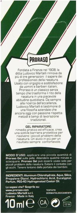 Immagine prodotto Proraso Gel di riparazione rinfrescante (Gel dopobarba, 10 ml)