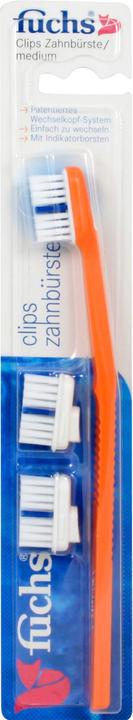 Interbros Fuchs Zahnbuerste Clip Mit (Mittel, 1 x)