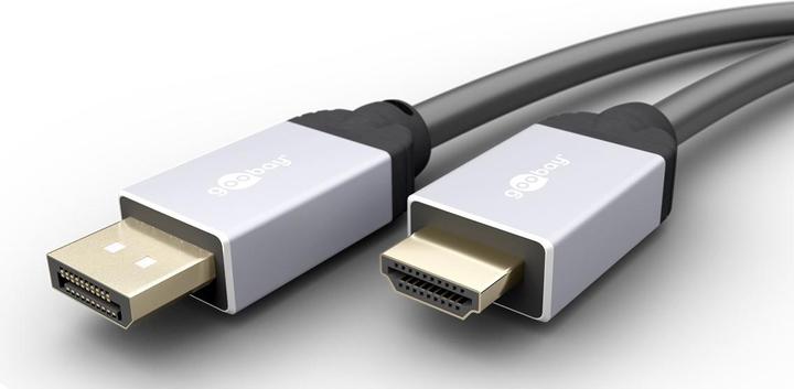 Actual product image Goobay DisplayPort — HDMI (Typ A) (1 m, DisplayPort, HDMI)