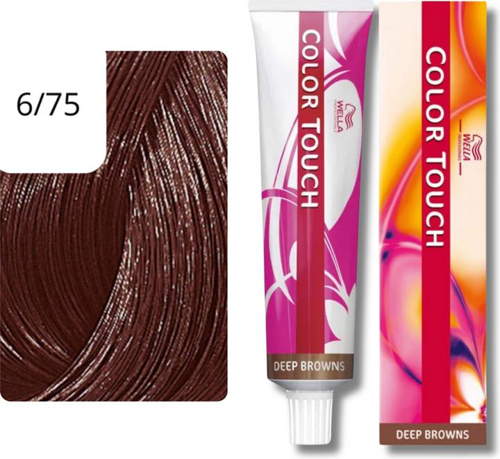 Produktbild Wella Color Touch (6/75 dunkelblond braun-mahagoni)
