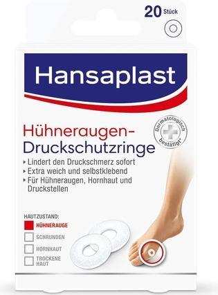 Actual product image Hansaplast Corn pressure protection rings, 20 pcs. plasters (20 x)