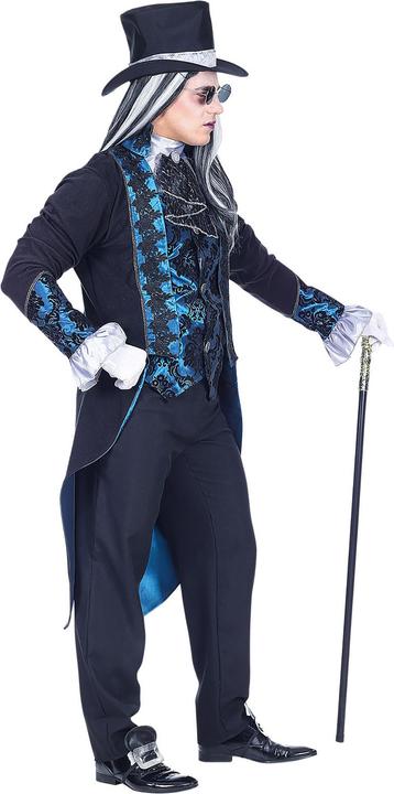 Produktbild Widmann Viktorianischer Vampir Lord mit Jackett mit Weste, Hemd & Jabot, Hose, Zylinder (XL)