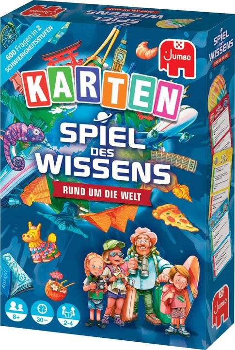Image du produit Jumbo Jeu de connaissances Autour du monde Jeu de cartes (Allemand)