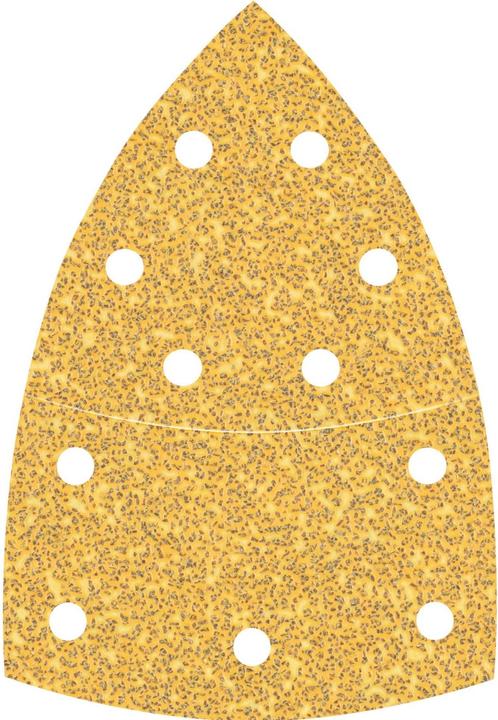 Produktbild Bosch Professional Zubehör EXPERT C470 Schleifpapier mit 11 Löchern für Multischleifer, 102 x 62 mm, 93 mm, G 40, 10-tlg. (40)