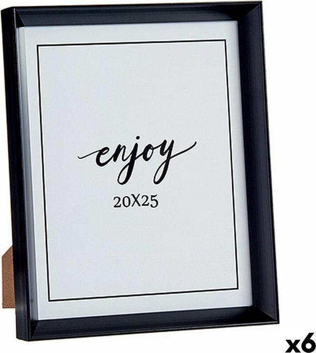 Produktbild Gift Fotorahmen 22,2 x 3,5 x 27,3 cm Schwarz Kunststoff Glas (6 Stück) (20 x 25 cm)