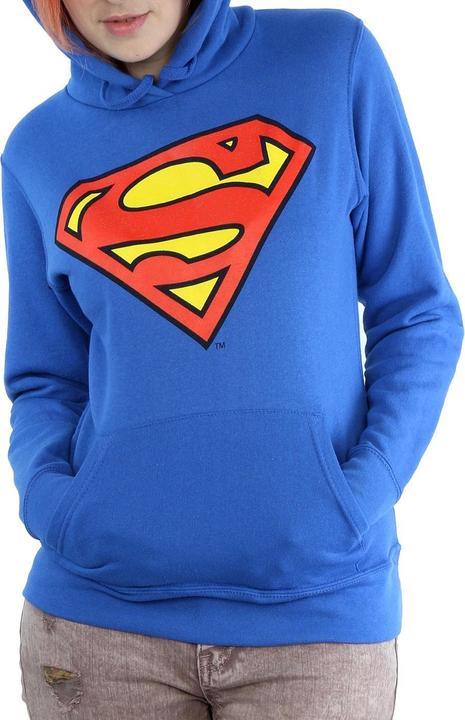 Immagine prodotto Superman Logo Felpa con Cappuccio Donna (XS)