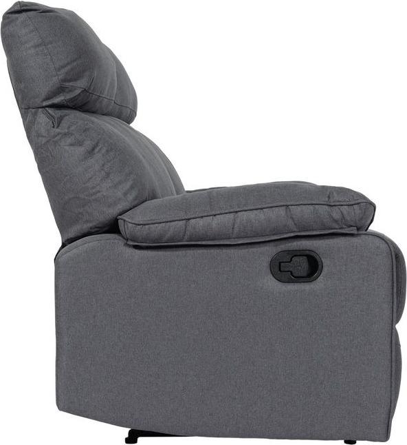 Produktbild Mendler 2er Kinosessel HWC-L93, Liegefunktion Stoff/Textil - dunkelgrau