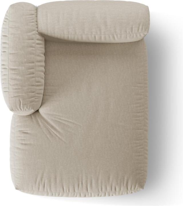 Actual product image Micadoni Modular Chaise Longue Left, "Martina", 1 Seat, 176x123x75 Made in Europe (Chaise longue)