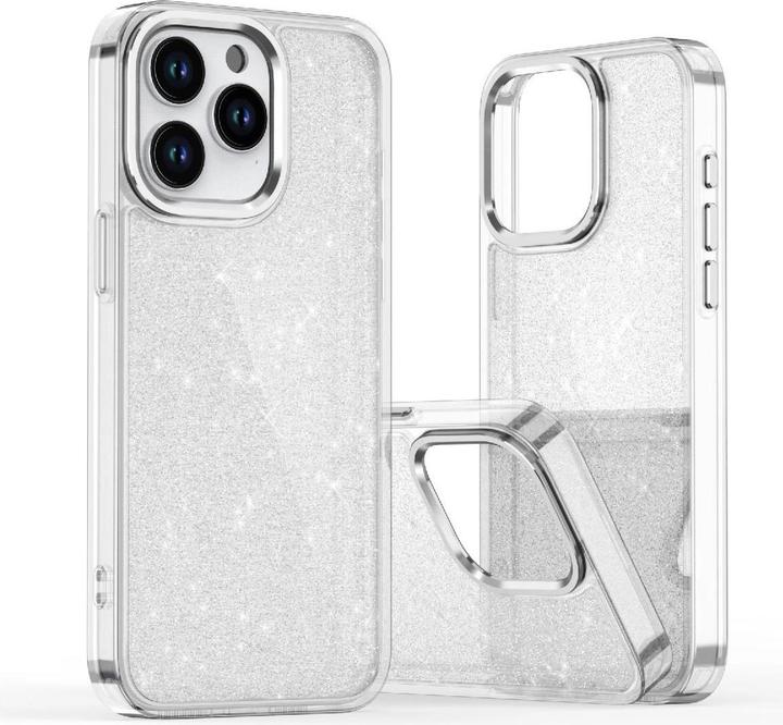 Produktbild Hurtel Glitter Case für iPhone 16e – Transparent (Apple iPhone 16e)