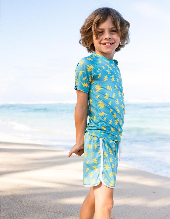 Actual product image Beach & Bandits UV surfer swim shorts Blitz (98)