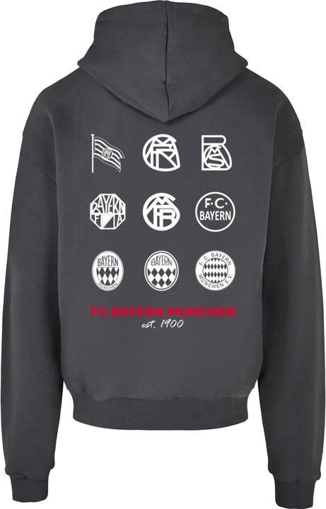 Immagine prodotto FC Bayern München Felpa con cappuccio ultra pesante Logo History - 117477 (4XL)