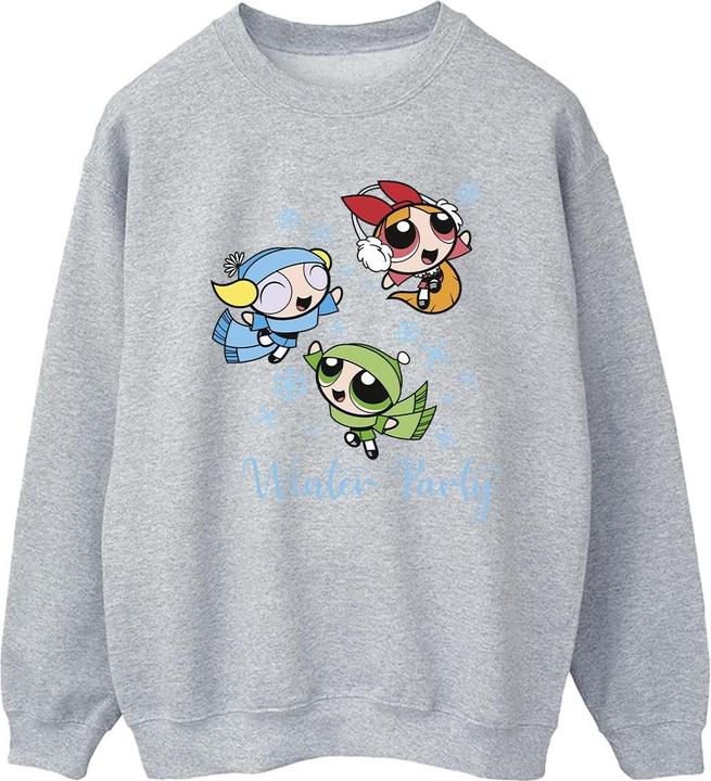 The Powerpuff Girls Girls Winter Party Sweatshirt (S)