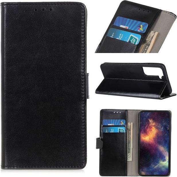 Actual product image MU Classic Crazy Horse Leather Bookcover Series (Samsung Galaxy S21+)