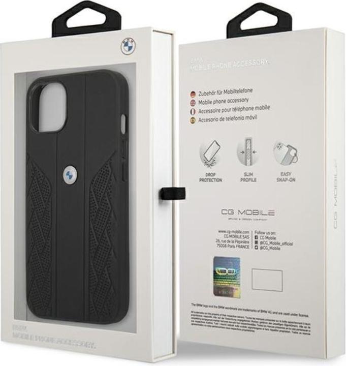 Image du produit BMW Étui BMHCP13SRSPPK iPhone 13 mini 5.4 quot  noir (Apple iPhone 13 mini)