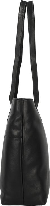 Produktbild Greenburry Pure Black Shopper Tasche Leder 35 cm Laptopfach (14 l)