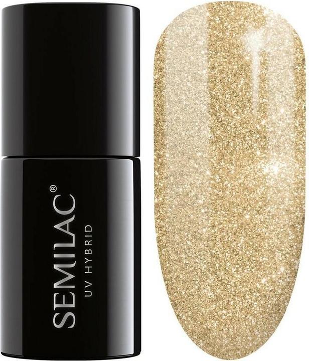 Immagine prodotto Semilac 037 Disco Oro 7ml (Discoteca Gold, Smalto per unghie effetto gel)