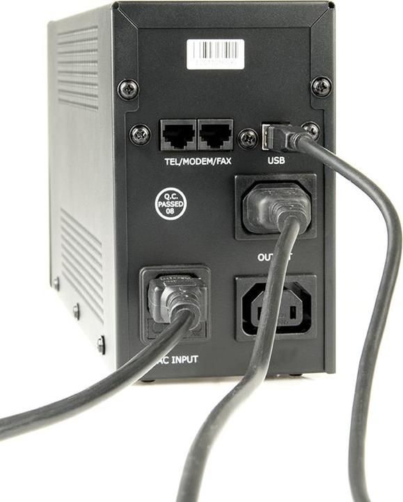 Image du produit Gembird UPS-PC-652A (650 VA, 390 W, Line-interactive Onduleur)