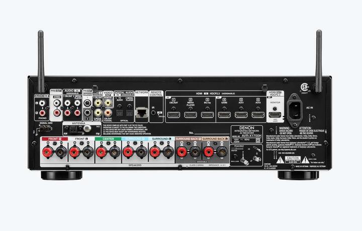 Actual product image Denon AVR-X1700H (7.2 channels, AM, FM)