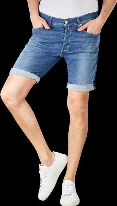 Replay RBJ Denim Shorts Light Blue