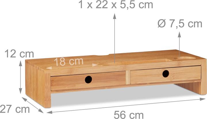 Immagine prodotto Relaxdays Espositore con 2 cassetti