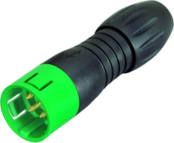 Actual product image Schubiger Series 720 5 pole male connector
