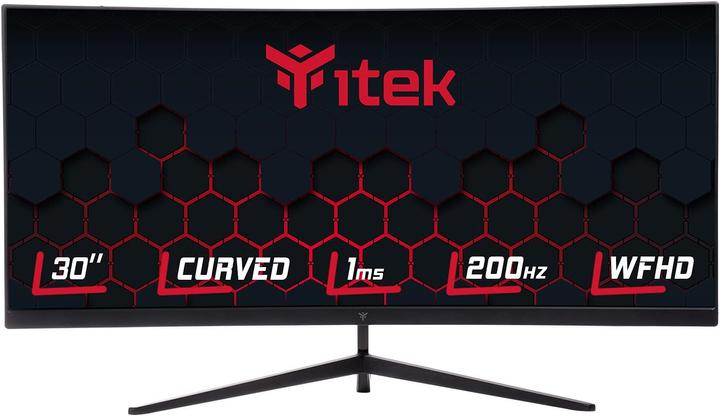 Itek Ecran incurvé 30" (21:9) GGC UltraWide HD (Noir) 200Hz (2560 x 1080 pixels, 30")