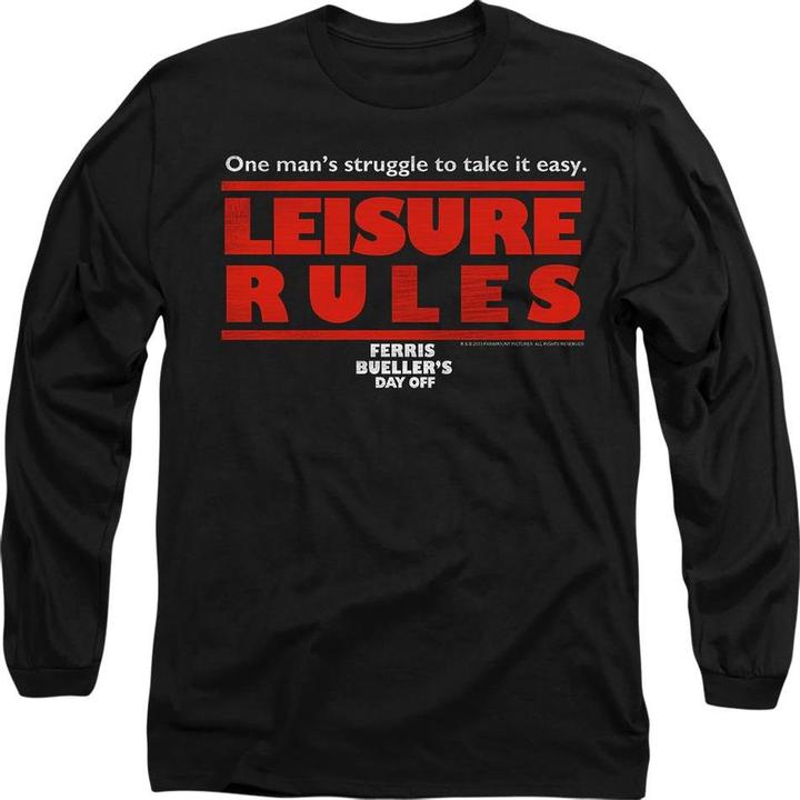 Ferris Bueller´s Day Off Ferris Bueller's Day Off Leisure Rules TShirt (XXL)