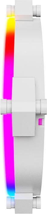 Actual product image Montech RX120 PWM ARGB fan - 120mm, white (120 mm, 1 x)