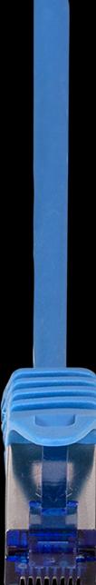 Produktbild LogiLink Patchkabel Ultraflex, Kat.6A, S/FTP, 1,0 m, blau (S/FTP, CAT6a, 1 m)