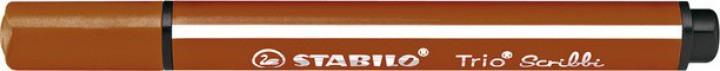 Produktbild STABILO Trio Scribbi Gefederter Dreikant-Filzstift (Braun, 1 x)