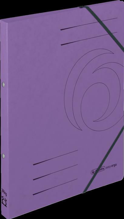 Herlitz 11255452 Aktenordner Karton Violett (A4, 25 mm, 1 Stück)