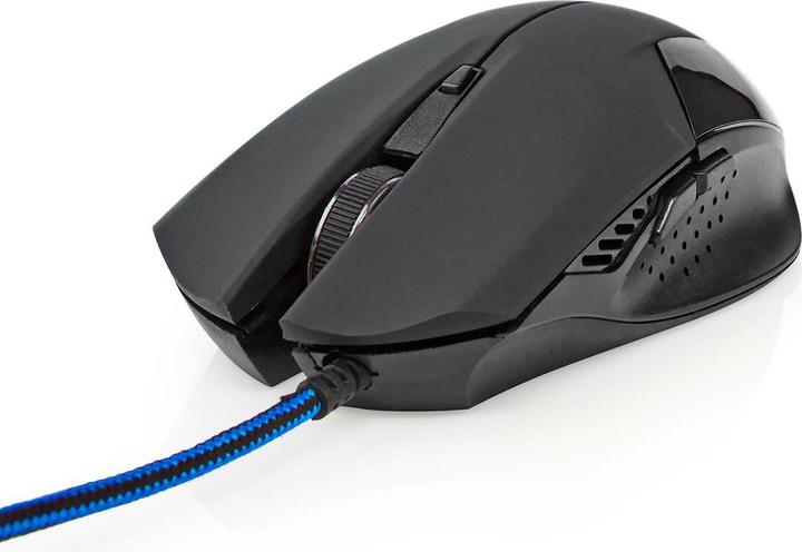 Actual product image Nedis Gaming Mouse | Wired | 1200 / 2400 / 4800 / 7200 dpi | Adjustable DPI | Number of buttons: 6 (Cable)