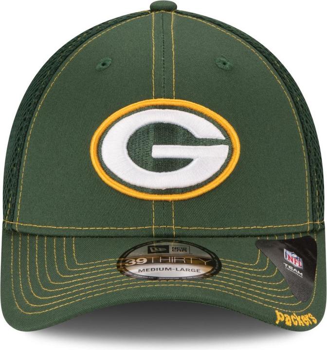 Produktbild New Era 39Thirty Stretch Mesh Cap Green Bay Packers - M/L (M/L)