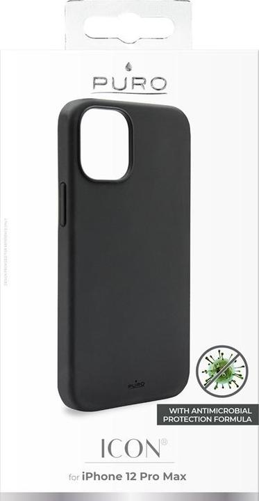 Actual product image Puro Case iPhone 12 Pro Max, black (Apple iPhone 12 Pro Max)