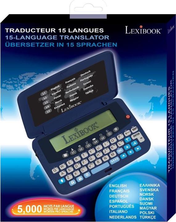 Produktbild Lexibook Electronic Pocket Translator (Portugiesisch, Englisch, Deutsch, Spanisch, Italienisch)