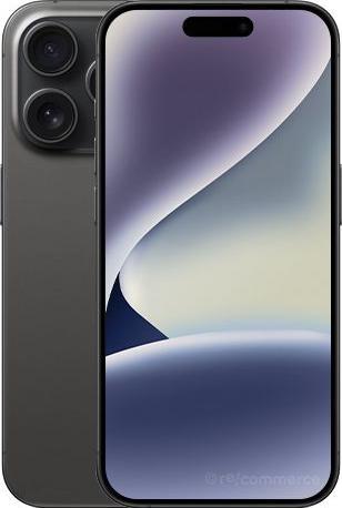 Re!commerce iPhone 15 Pro Max 256GB Noir AB - Comme neuf (256 Go, Noir, 6.70", 48 Mpx, SIM + eSIM, A / Comme neuf)