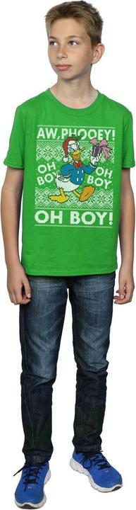 Image du produit Disney - T-shirt DONALD DUCK CHRISTMAS FAIR ISLE - Garçon (152, 158)